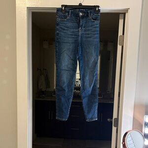 American Eagle Outfitters Dark Blue Skinny Jeans